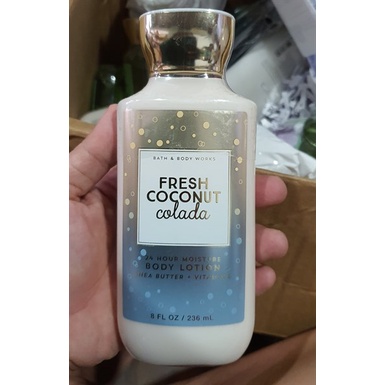 Dưỡng thể Bath &amp; Body Works 236ml - Fresh Coconut Colada (new)(Mỹ)