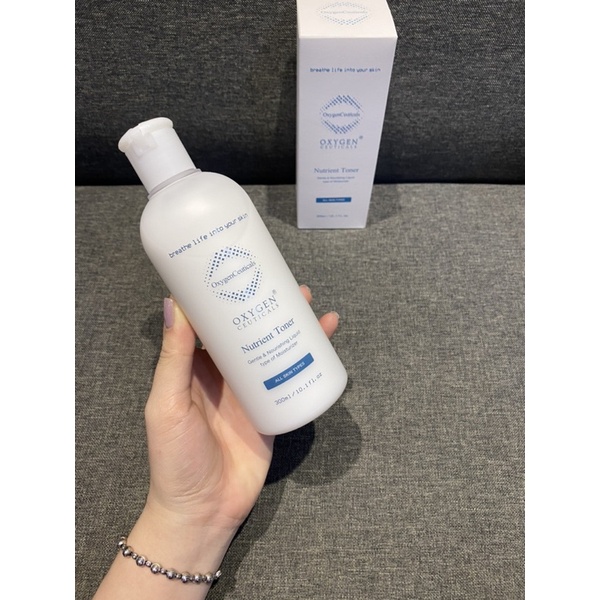 Toner Oxygen Ceuticals Nguyên Seal 300ml - Toner Dạng Sữa Nutrient &amp; Toner Dạng Nước Skin Balancing