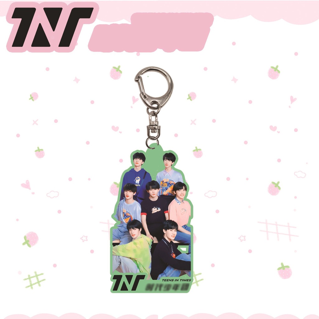 Móc khóa nhóm nhạc TNT THỜI ĐẠI THIẾU NIÊN ĐOÀN idol thần tượng hoa ngữ độc đáo xinh xắn