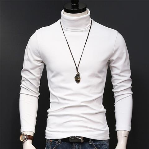 Áo Thun Cổ Lọ Màu Sắc Thanh Lịch Cho Nam