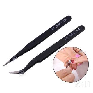 Nhíp nhựa acrylic gắp đá trang trí móng nghệ thuật/lông mi giả chuyên dụng