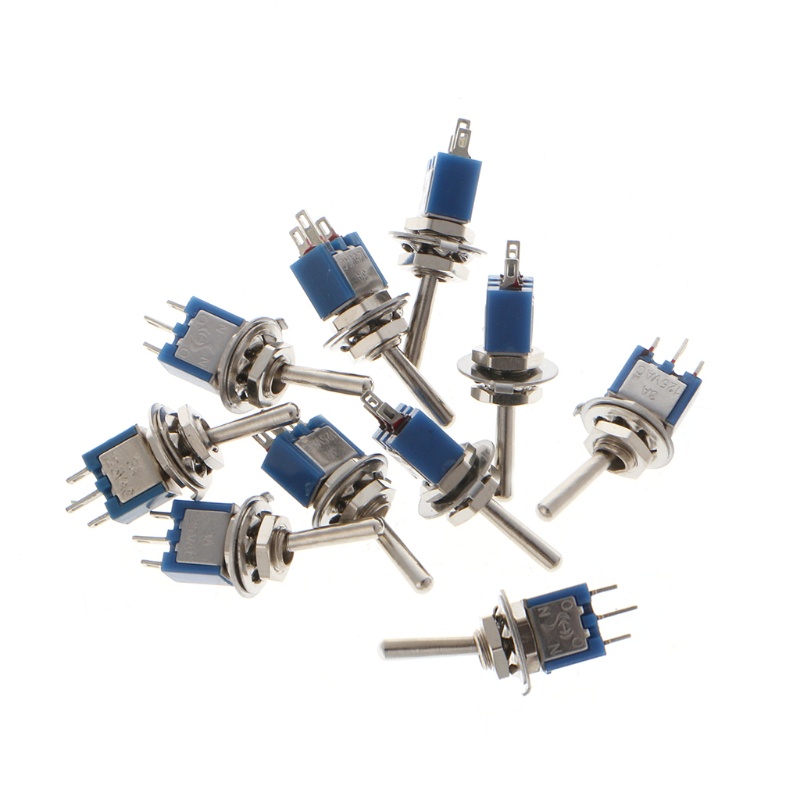 Set 10 Công Tắc Gạt 3 Chấu AC 250V / 1.5A 125V / 3A SPDT 3 Chấu