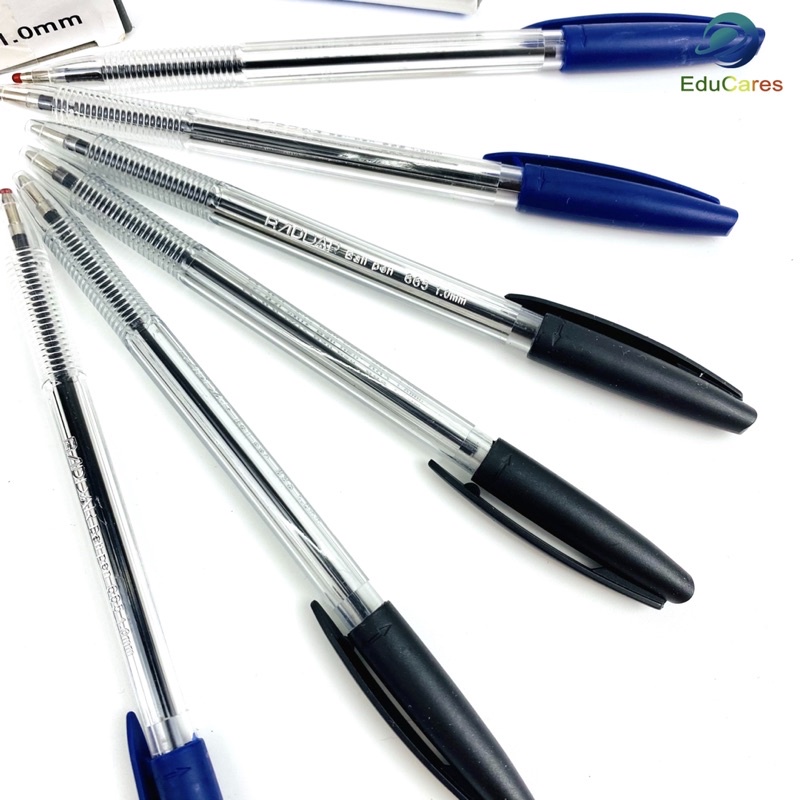 Bút bi nắp xoáy Raddar 665 ngòi 1.0mm tiện lợi