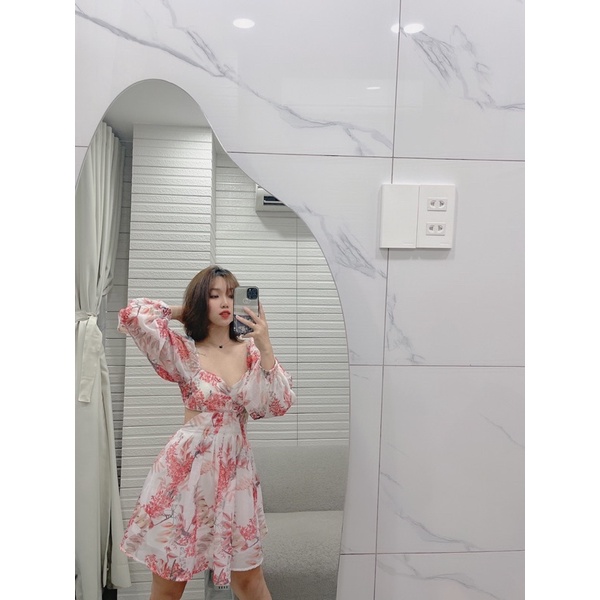 KT48 - ĐẦM HOA CUTOUT EO | BigBuy360 - bigbuy360.vn