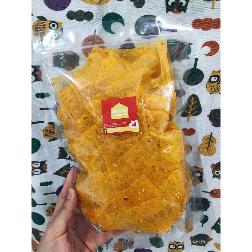 (CHAY, KHÔNG CAY) 1kg bánh tráng phô mai vàng hạt mè vị ngọt béo thơm - Bánh tráng Tây Ninh giá xưởng
