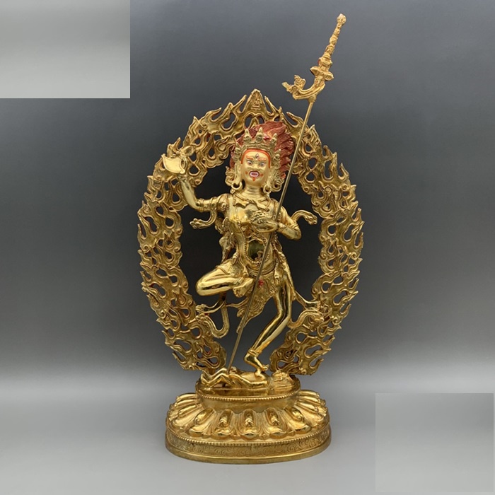 Tôn tượng Troma Nagmo - Hắc Nộ Mẫu - Pháp khí Mật Tông - Phật giáo Tây Tạng