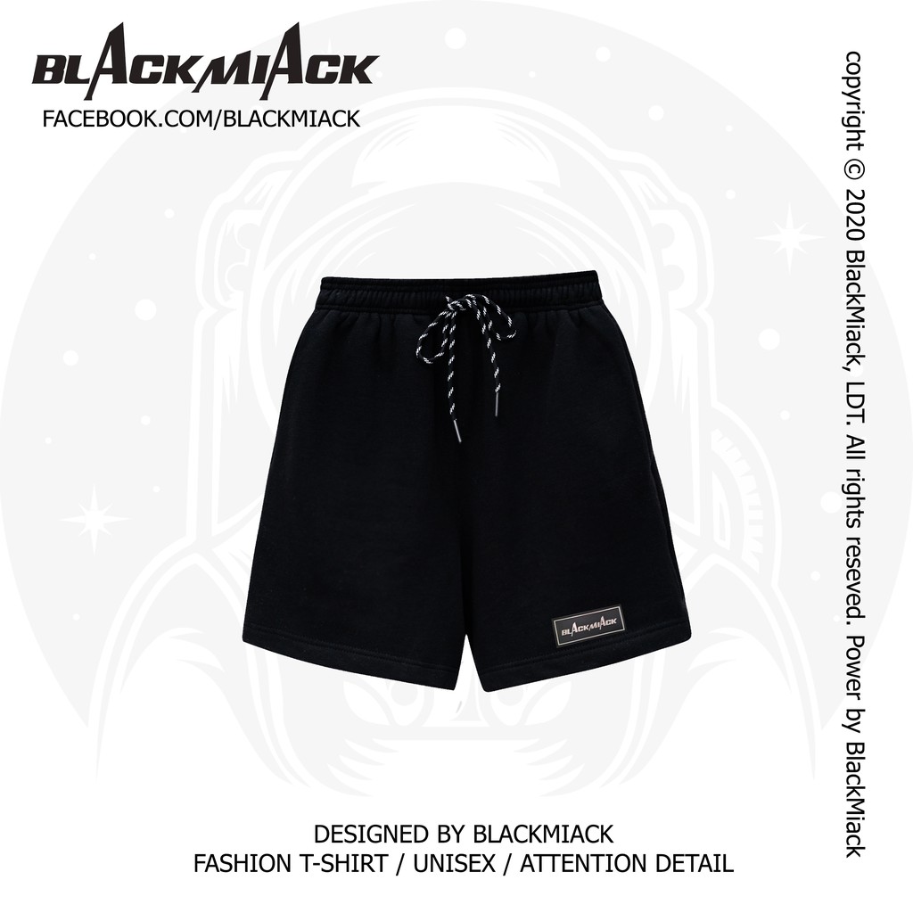 Quần Short Basic Đùi Nam Nữ BLACKMIACK  ống rộng Unisex