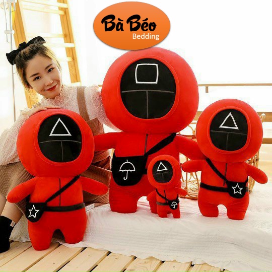 Chăn Gối Văn Phòng Chăn Thú Squit Game Bộ Chăn Gối 2 in 1