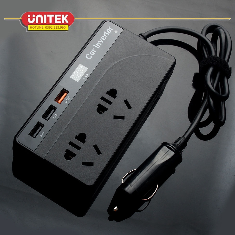 Bộ Chuyển Đổi Nguồn Điện DC 12V Sang AC 110V/220V 200W