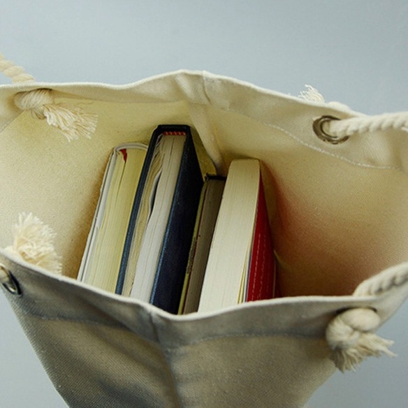 Canvas Shopping Bag All white