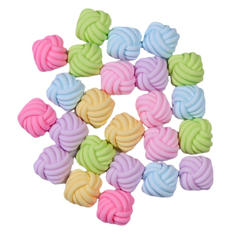 Set 10 Miếng Dán Trang Trí Điện Thoại / Sổ Tay DIY Bằng Nhựa Resin Màu Sắc Mô Phỏng Sáng Tạo