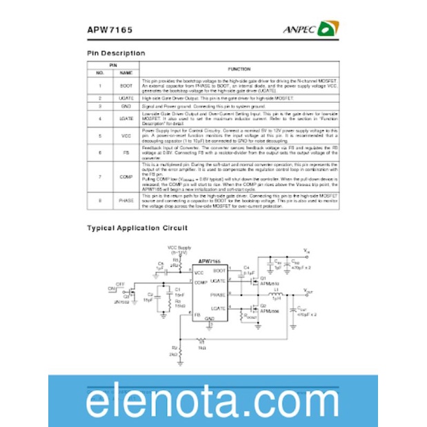 apw7165 ic nguồn thay thế card đồ họa | BigBuy360 - bigbuy360.vn