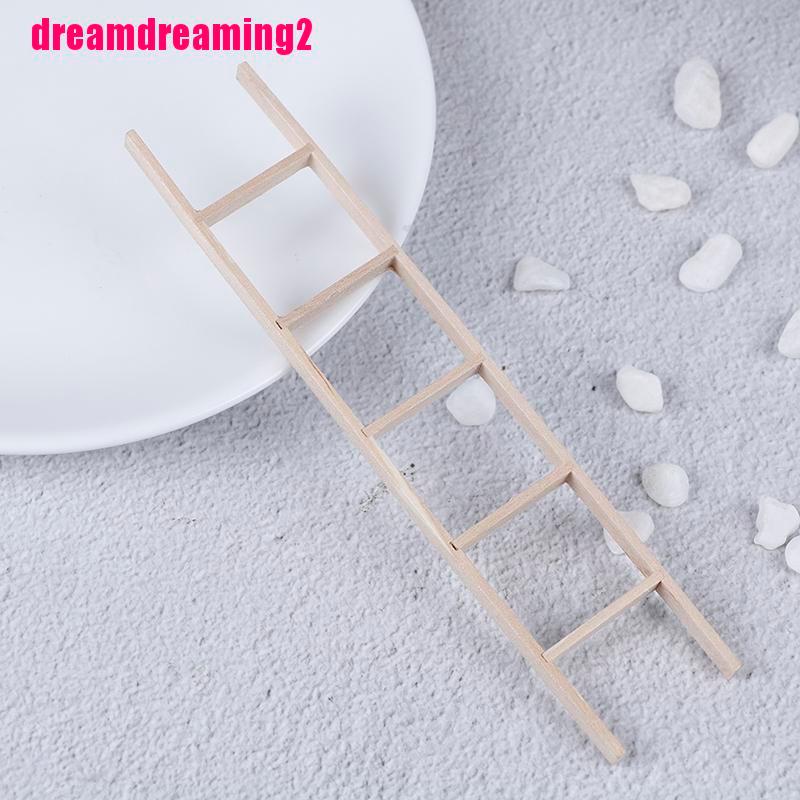 Thang Gỗ Mini Trang Trí Nhà Búp Bê