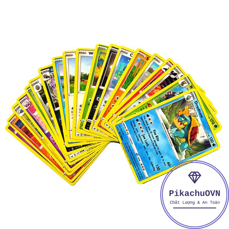 Bộ Thẻ Bài Pokemon 324 Thẻ Trading Card Game Swoad & Shield TCG Sưu Tập Đẹp Đọc Đáo