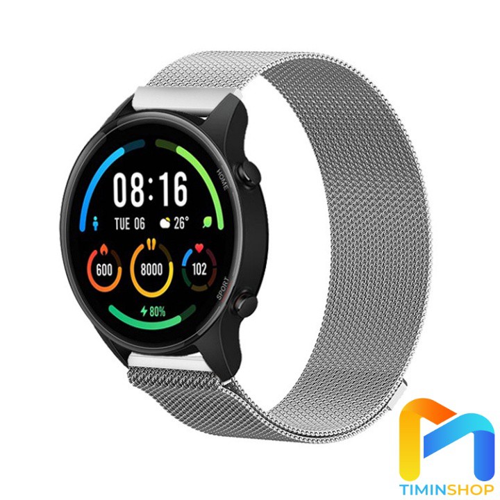 Dây đeo Xiaomi Mi Watch/ S1/ S1 Active - Dây thép, khóa nam châm (DT)