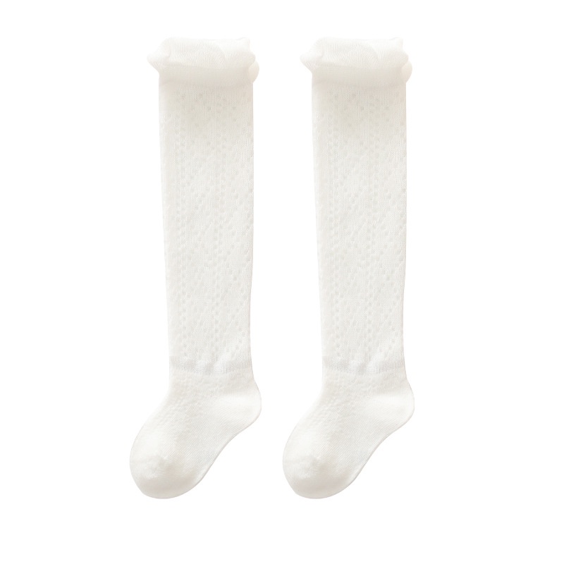 Vớ Cotton Mỏng Dài Qua Gối Chống Muỗi Dành Cho Bé Sơ Sinh Vào Mùa Hè