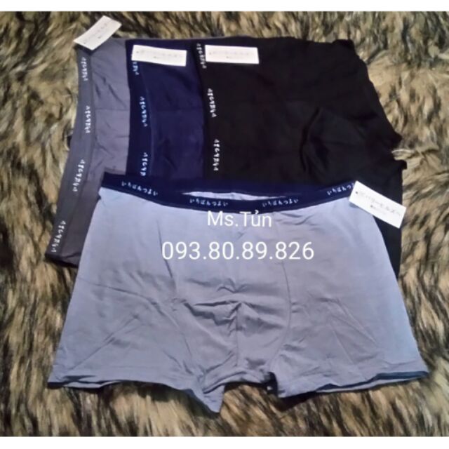 Set 2 Quần nam boxer xuất nhật