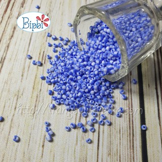 Hạt cườm multi color xanh trắng