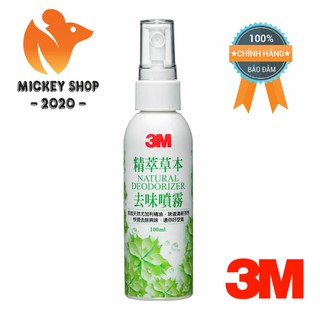 [ CAO CẤP ] Chai xịt khử mùi, diệt khuẩn ô tô 3M 12009 100ml