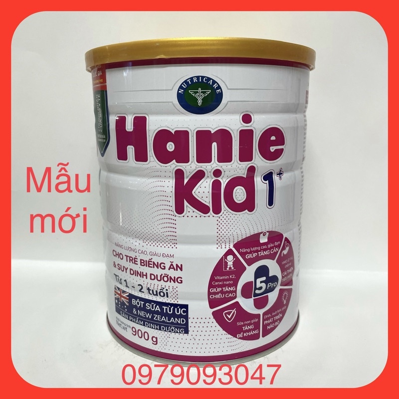 Sữa Hanie Kid 1+ (cho trẻ biếng ăn và suy dinh dưỡng ) date:11/2023