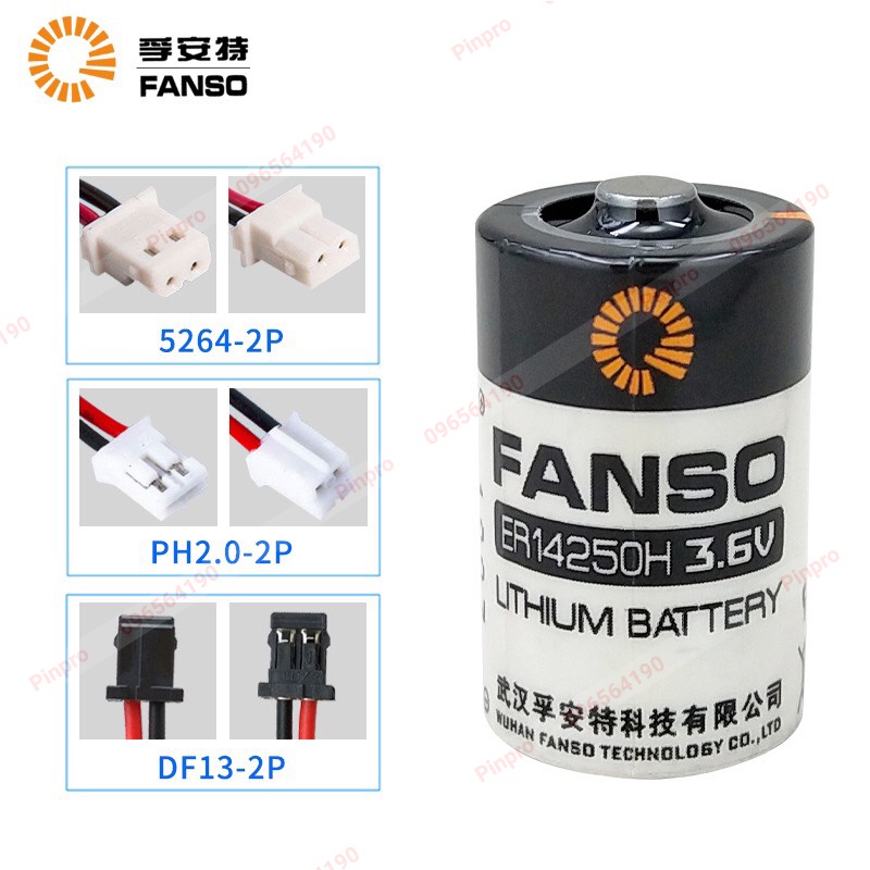 Pin Fanso ER14250H 3.6V 1/2AA 1200mAh chính hãng