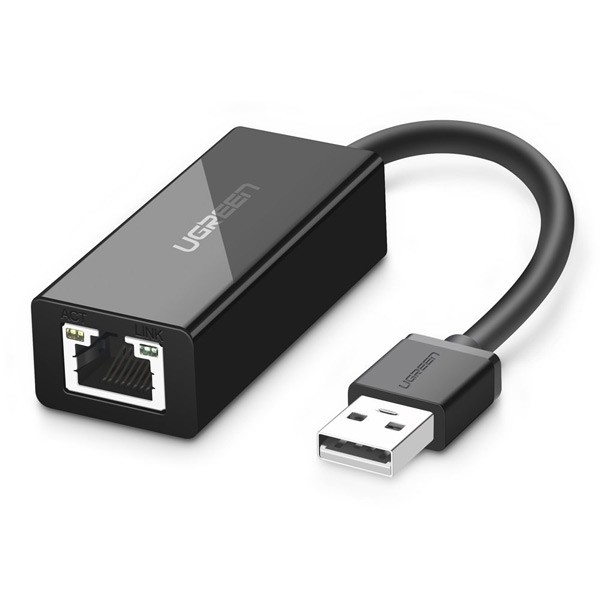 Cáp Chuyển USB To LAN 10/100Mbps Cao cấp Ugreen 20254 - Hàng chính hãng