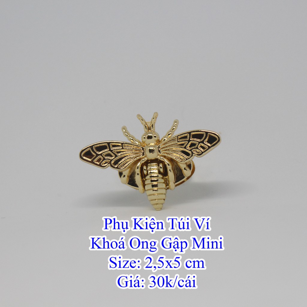 Khóa ong gập mini (2,5x5cm) 30k/ cái