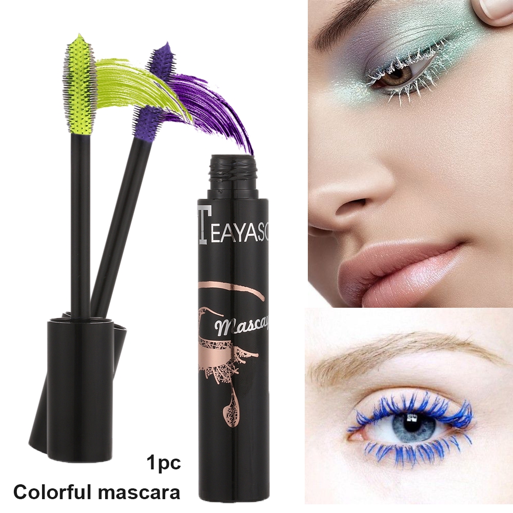 Mascara TEAYASON làm dày và dài mi nhiều màu sắc kháng nước