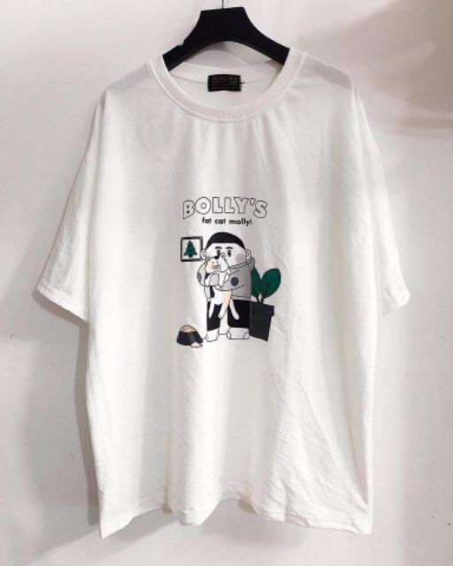 Áo thun [ Kèm Hình Thật 100% ] tay lỡ Unisex BOLLY'S