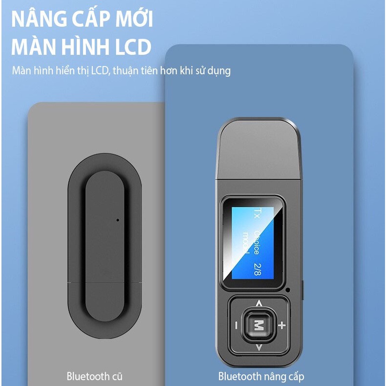 Bộ Thu Phát Không Dây 3 In 1 Bluetooth 5.0 Màn Hình LCD BT-03 - Bluetooth BT-03