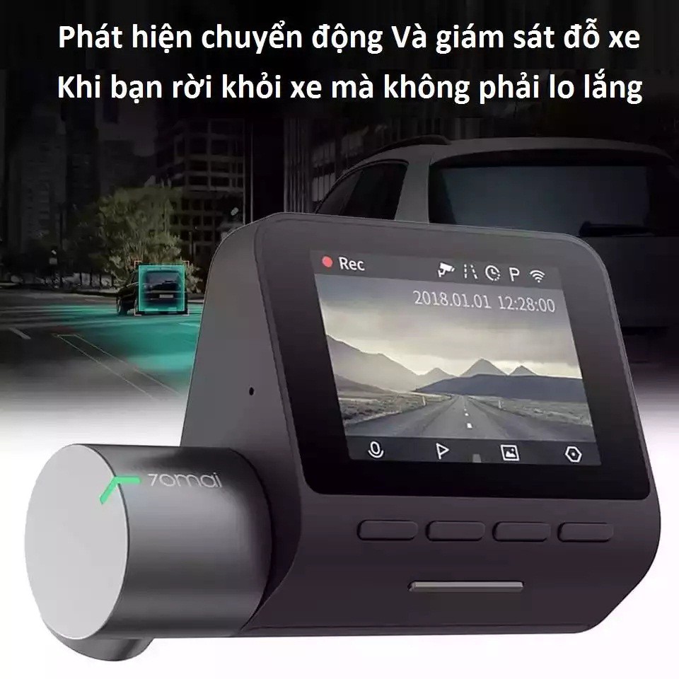 [BẢN QUỐC TẾ] Camera hành trình Xiao  mi 70mai Pro có kèm màn hình hiển thị