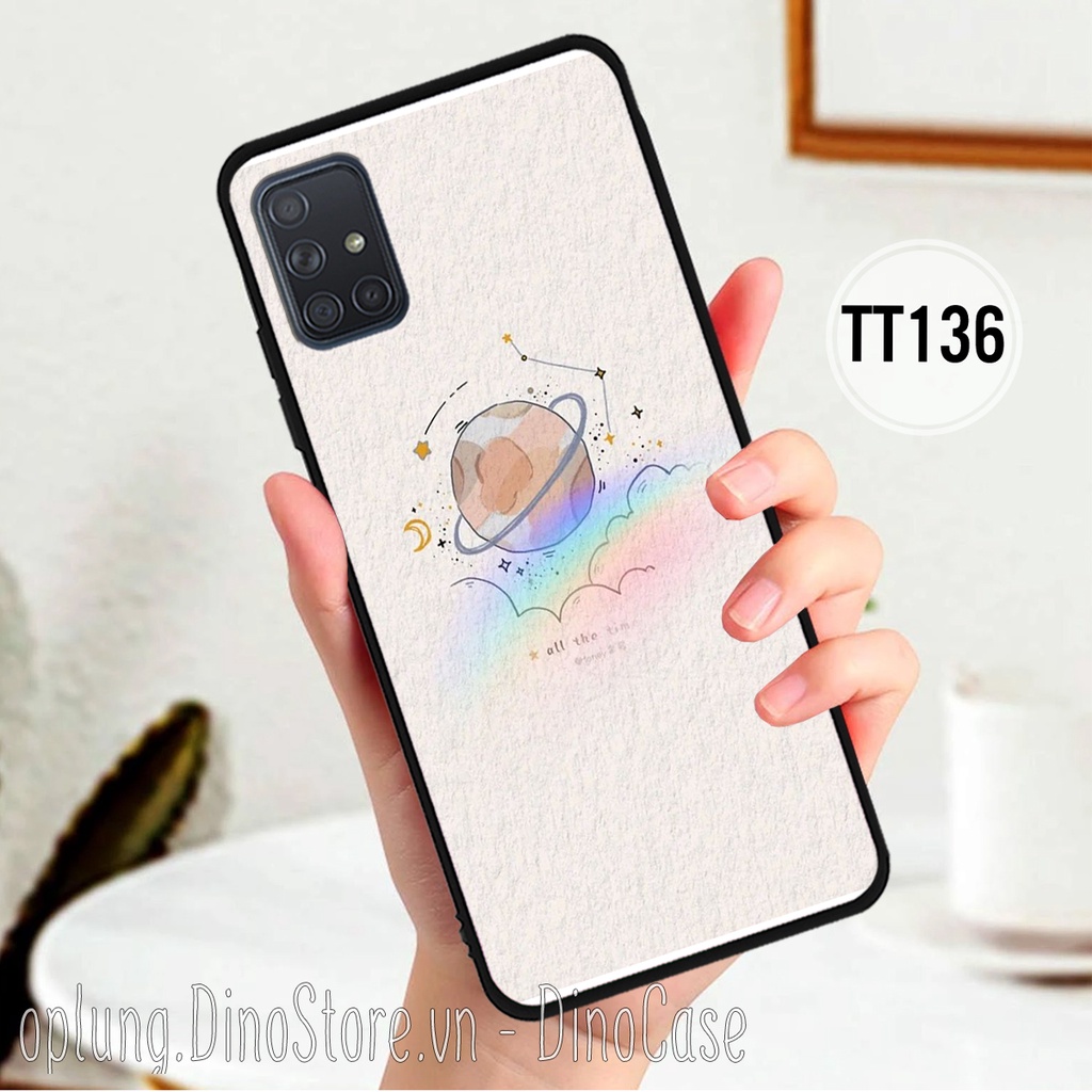 Ốp Samsung A31 / A51 - Samsung A71 - Samsung M51 - Ốp lưng bảo vệ camera chống bám bẩn phong cách vintage nhẹ nhàng.