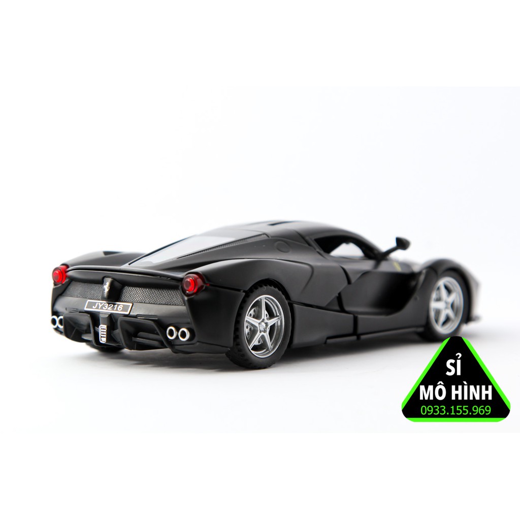 [ Sỉ Mô Hình ] Mô hình xe Ferrari LaFerrari 1:32 Đen mờ