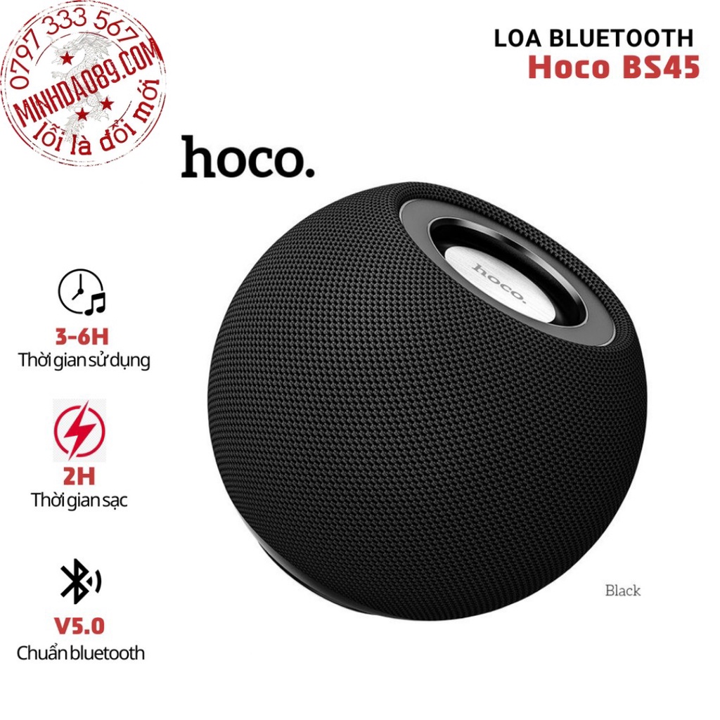 Loa Bluetooth BS45 ⚡FREE SHIP⚡ Âm thanh siêu sống động_Siêu nhỏ gọn_Chính hãng Hoco_BH 12 tháng_VILATA SHOP