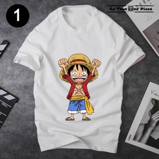 SALE- ⚡️FREESHIP⚡️Áo Thun In Hình Monkey D. Luffy (Chibi) Cực "Cute" - Áo Thun One Piece - độc đẹp