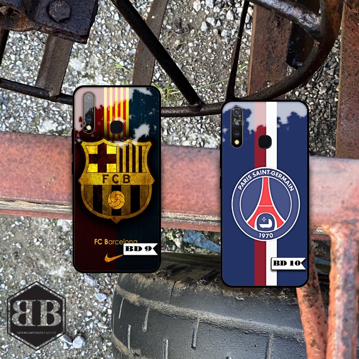 Ốp lưng kính cường lực Vivo Y19 / Y5S hình in bóng đá