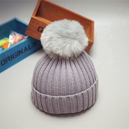 Children's warm breathable hat cute fashion light solid color leisure outdoor sports