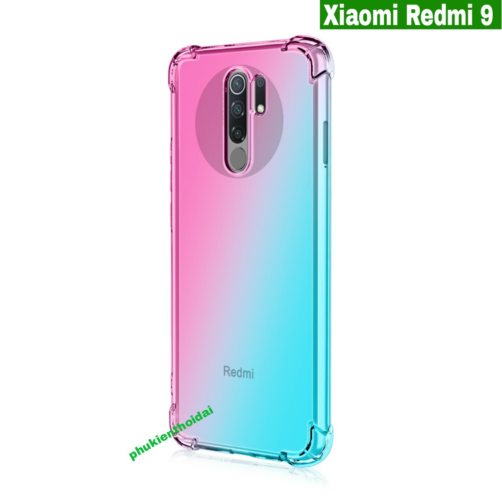 Ốp lưng Xiaomi Redmi 9 / Redmi A1 dẻo đa Sắc TPU lồi 4 góc chống sốc cao cấp