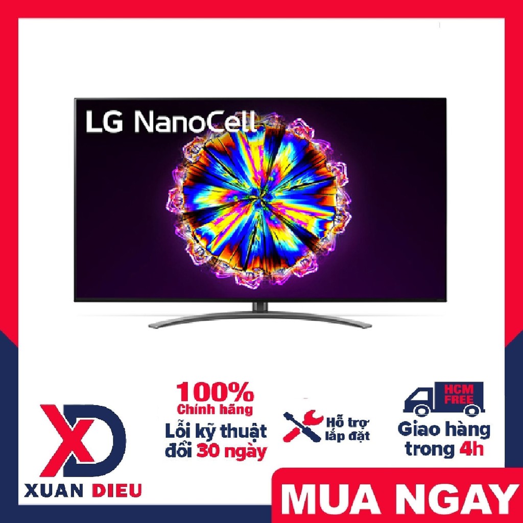 Smart Nanocell Tivi LG 4K 75 Inch 75NANO91TNA ThinQ AI Magic Remote Tìm kiếm bằng giọng nói, Hệ Điều Hành WebOS