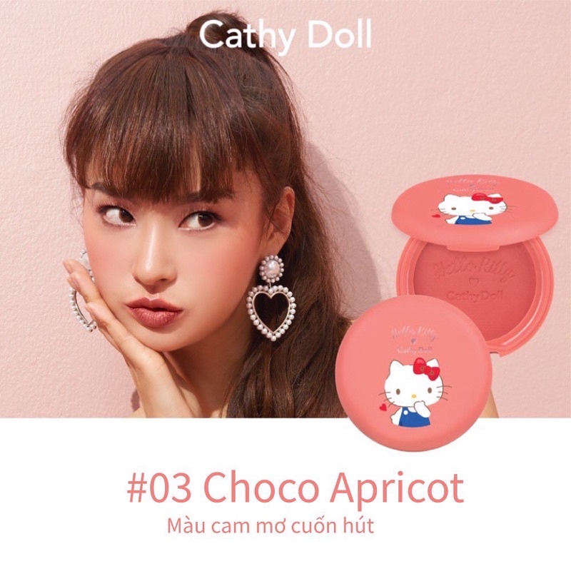 Phấn Má Cathy Doll Hello Kitty Cotton Shine