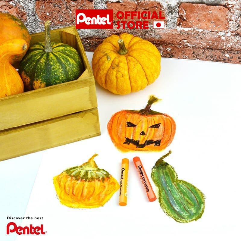 Sáp Dầu Pentel Oil Pastel PHN-12/16/25/36/50  | Bám Mọi Loại Giấy Vẽ | Lên Màu Chuẩn | An Toàn Sức Khỏe