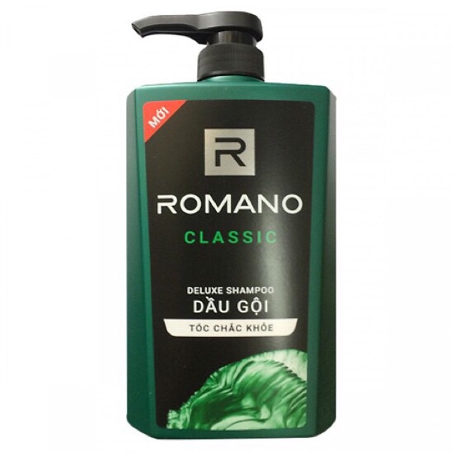 Dầu gội Cao Cấp Romano Classic 650ml cho nam