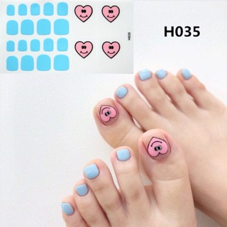 Nail wraps (dán móng chân) P2 (Hàng mới)