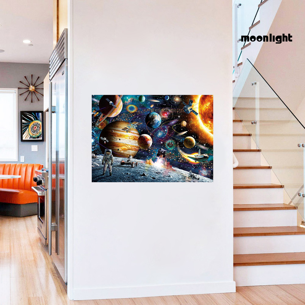 Bộ đồ chơi ghép hình 1000 mảnh họa tiết hành tinh đồ chơi cho bé