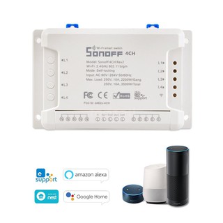 Công tắc điều khiển thông minh sonoff 4ch r2 itead 4 kênh kết nối wifi
