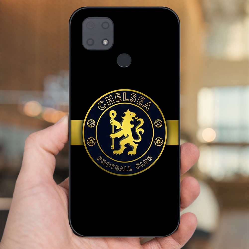 Ốp lưng Xiaomi Redmi 10C viền đen in hình Chelsea FC