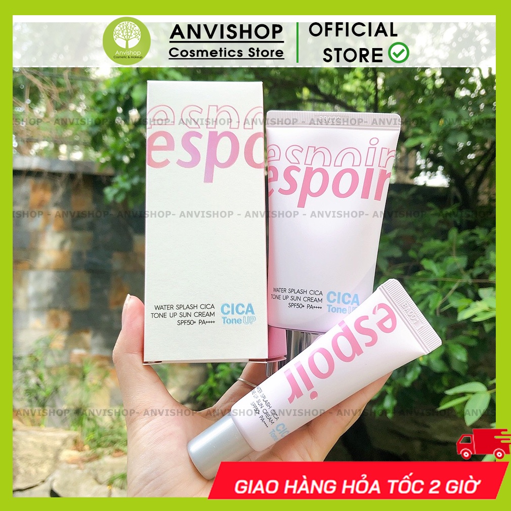 SET 2 Kem Chống Nắng Espoir Sun Cream SPF50+ PA++++ 60ml + 20ml