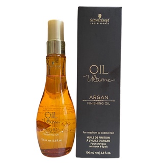 Tinh dầu dưỡng tóc sợi vừa đến dày Schwarzkopf Oil Ultime Argan Finishing Oil 100ml