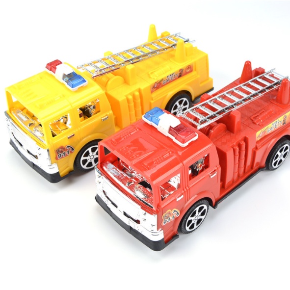 [RẺ NHẤT] Đồ Chơi Mô Hình Xe Thang Cứu Hỏa Đẩy Trớn
