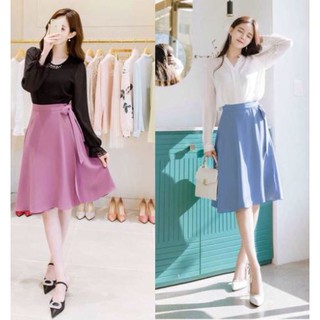 Chân Váy Xòe Thắt Nơ Xinh Xắn